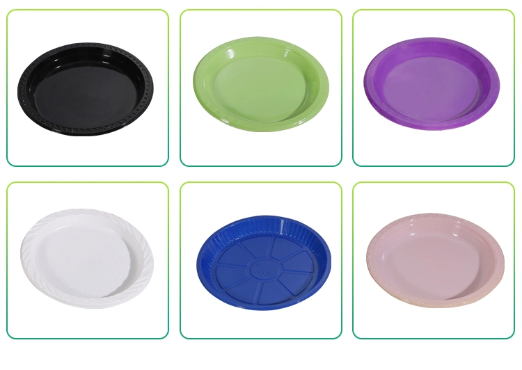 9 Inch Warehouse Disposable Plastic Dinner Plate
