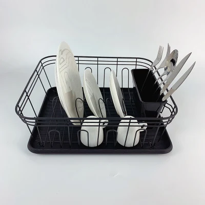 Küchen-Geschirrtrockner mit Utensilien-Organizer, Kunststoffschale