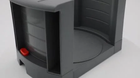 Grauer Geschirrtrockner mit verstellbarem Griff aus ABS-Kunststoff